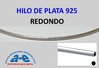 HILO PLATA REDONDO 0,91MM (1 metro)