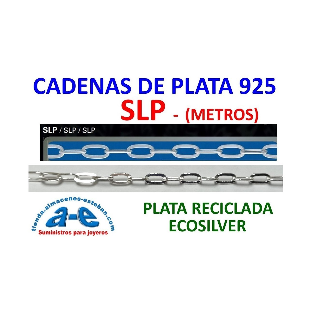 CADENA PLATA SLP-30 (1m)