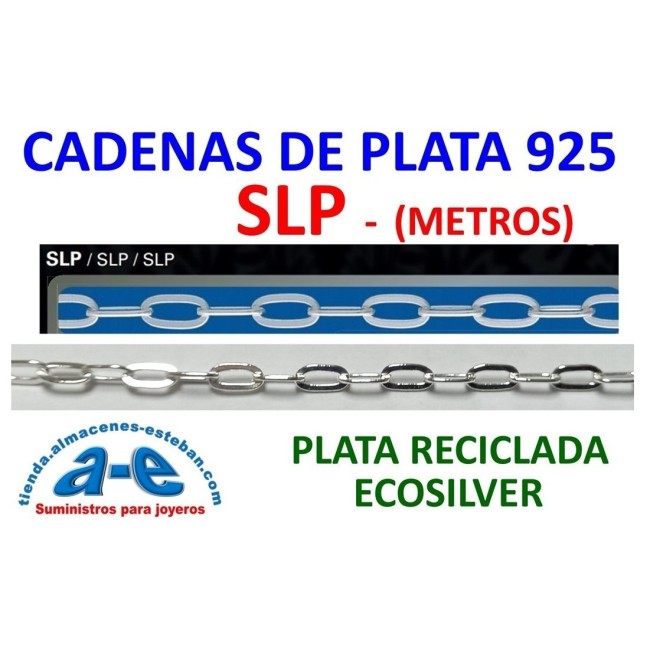 CADENA PLATA SLP-50 (1m)
