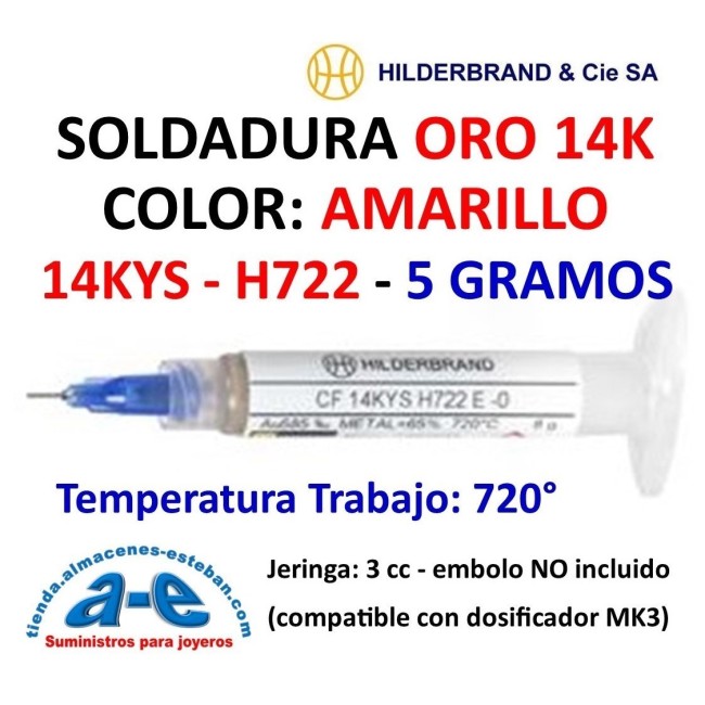 SOLDADURA ORO 14K 14KYS 5GR HILDERBRAND