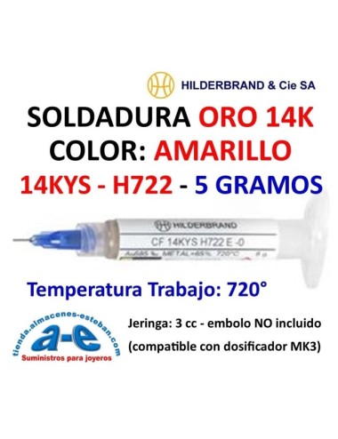 SOLDADURA ORO 14K 14KYS 5GR HILDERBRAND