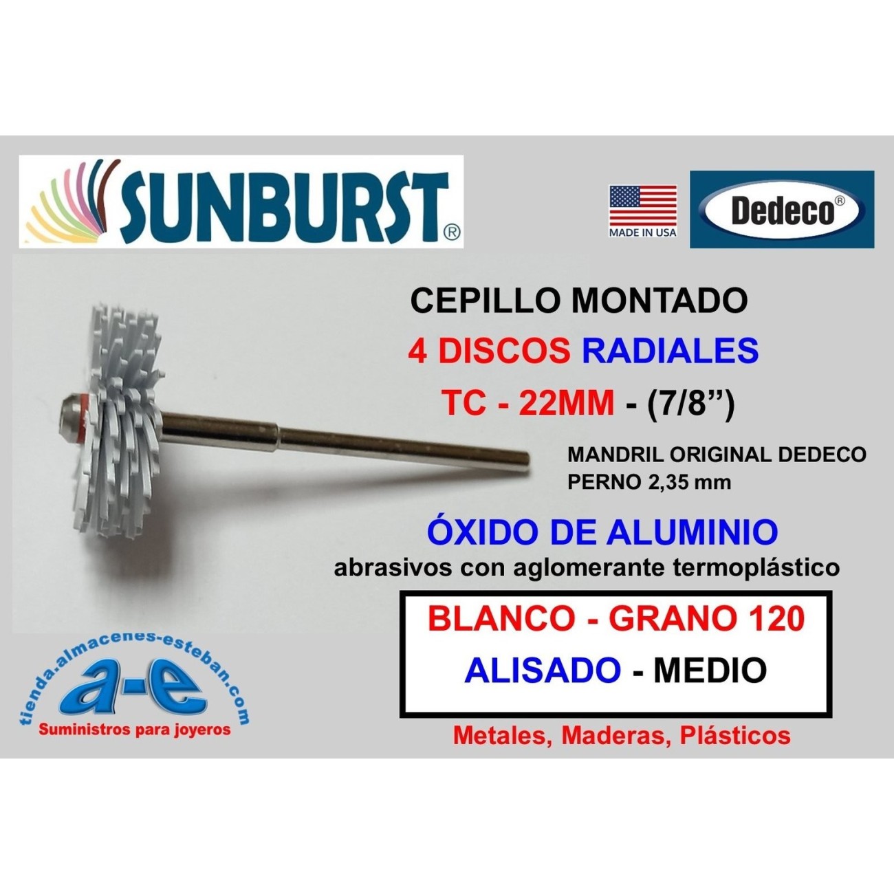 CEP. SUNBURST TC 4-22MM DEDECO MONTADO BLANCO