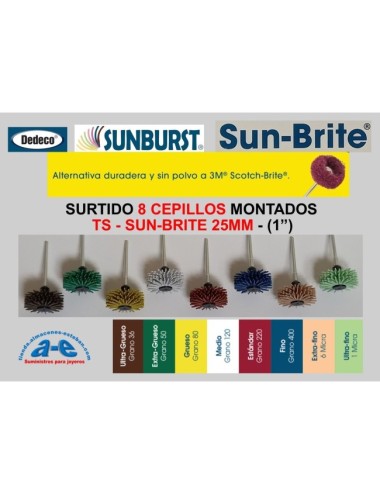 CEP. SUNBURST TS SUN-BRITE 25MM DEDECO MONTADO 8 SURTIDOS