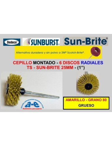 CEP. SUNBURST TS SUN-BRITE 25MM DEDECO MONTADO AMARILLO