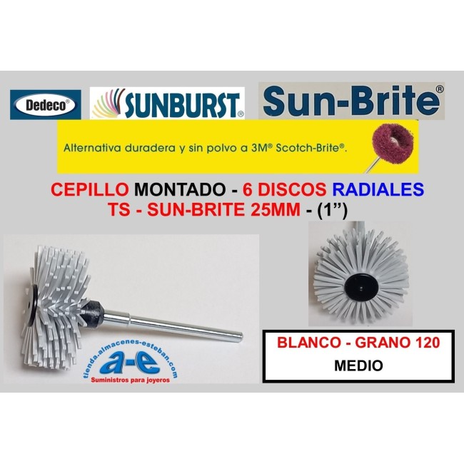 CEP. SUNBURST TS SUN-BRITE 25MM DEDECO MONTADO BLANCO