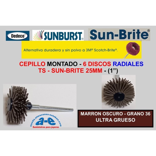 CEP. SUNBURST TS SUN-BRITE 25MM DEDECO MONTADO MARRON