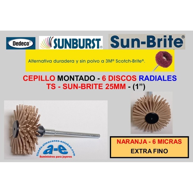 CEP. SUNBURST TS SUN-BRITE 25MM DEDECO MONTADO NARANJA