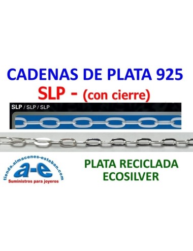 CADENA PLATA SLP-40 50CM REASA