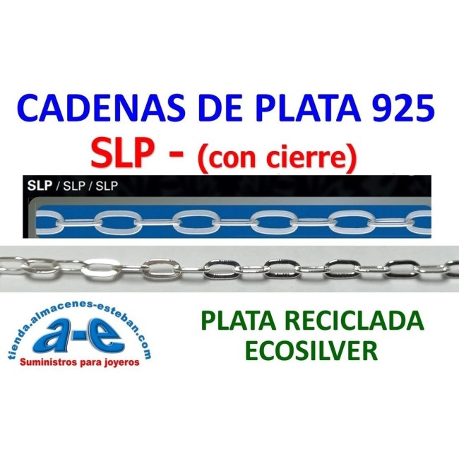 CADENA PLATA SLP-40 50CM REASA