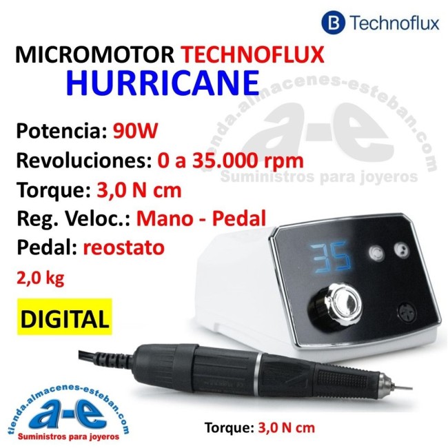 MICROMOTOR TECHNOFLUX HURRICANE 90W 35000 RPM