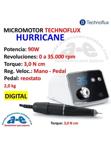 MICROMOTOR TECHNOFLUX HURRICANE 90W 35000 RPM