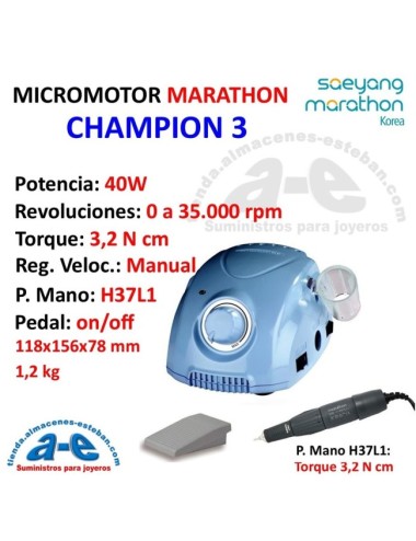 MICROMOTOR MARATHON CHAMPION 3 40W 35000 RPM