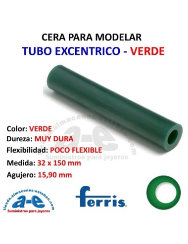 CERA FERRIS TUBO 27x150 EXCENTRICO VERDE