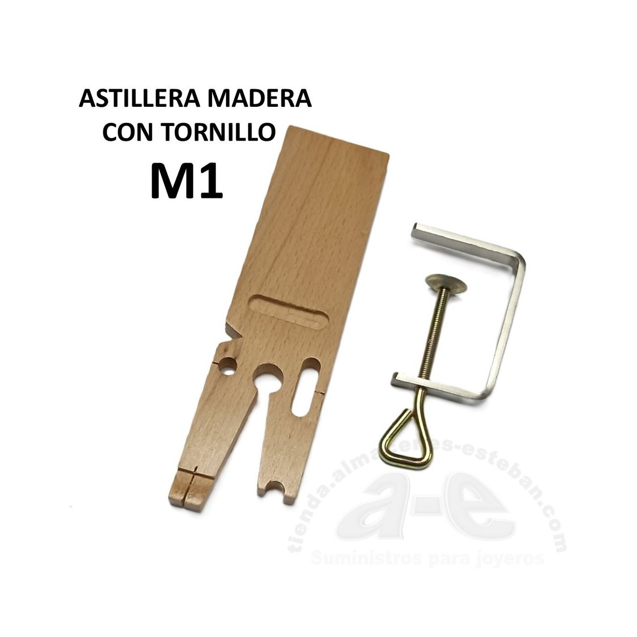 ASTILLERA MADERA CON TORNILLO M1