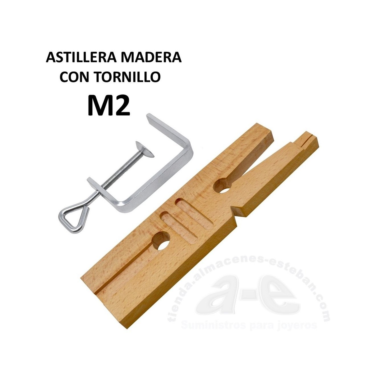 ASTILLERA MADERA CON TORNILLO M2