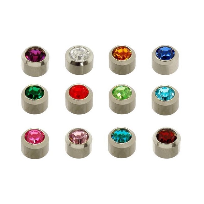 PENDIENTES PERFORAR CAFLON PLATEADO CHATON PIEDRAS COLORES