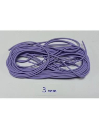 CAUCHO RED 3MM MORADO 1M