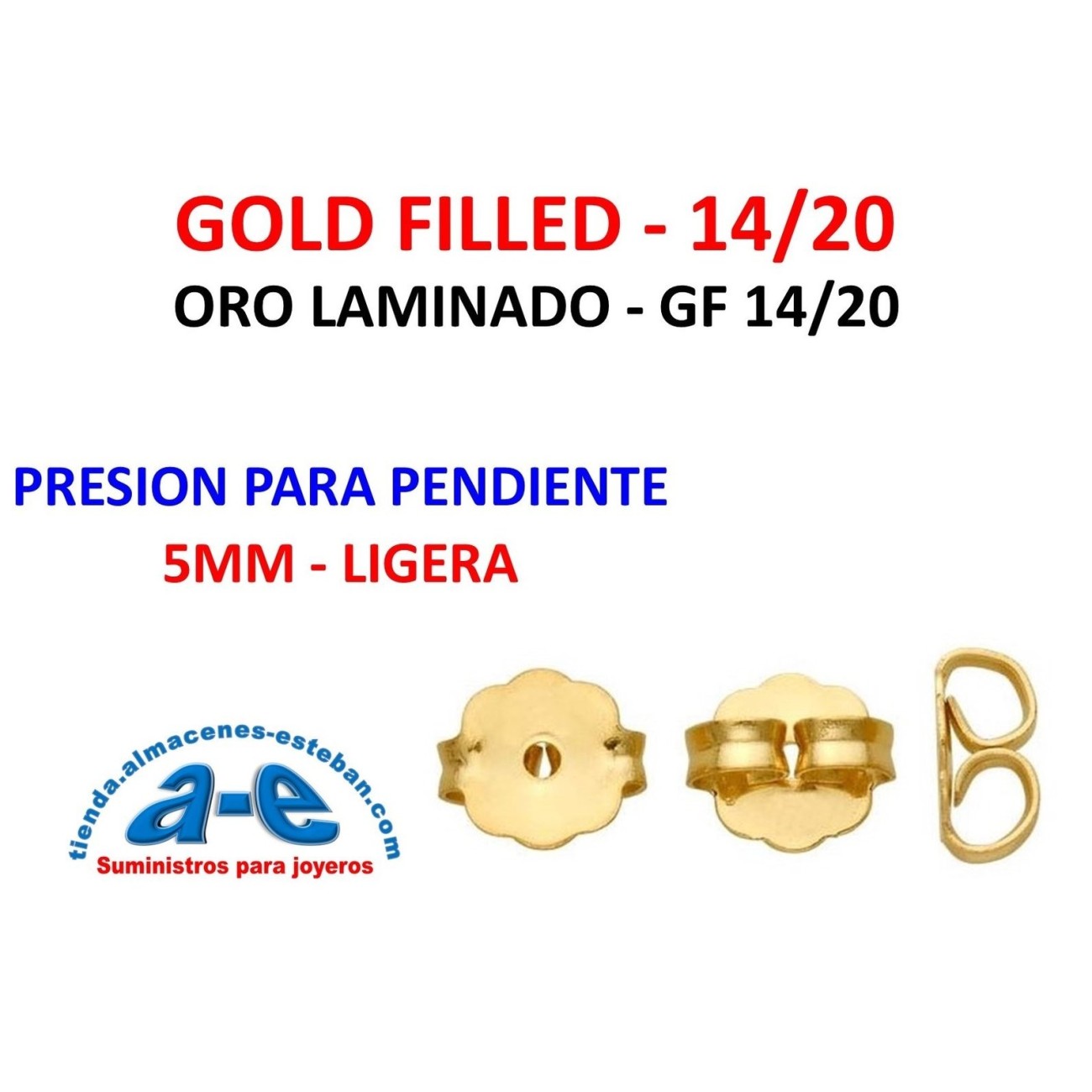 GOLD FILLED PRESION 5MM LIGERA (UN)