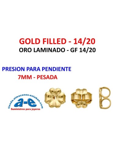 GOLD FILLED PRESION 7MM PESADA (UN)