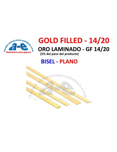 GOLD FILLED BISEL PLANO 3,18X0,25MM-R AMARILLO 14/20 (1 cm)