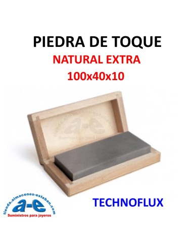 PIEDRA TOQUE NATURAL 100X40X10 ESTUCHE MADERA TECHNOFLUX