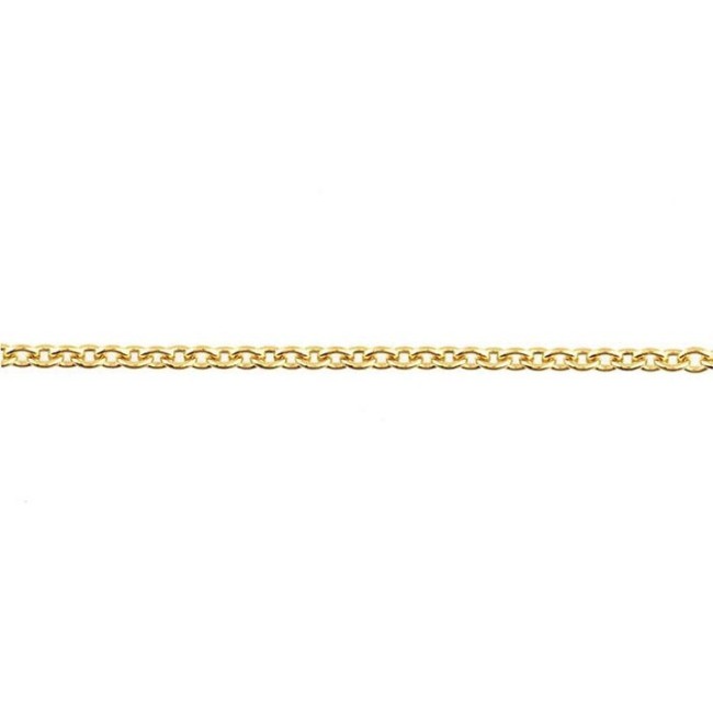 CADENA GOLD FILLED CABLE OVAL 1,60MM (1 CM)