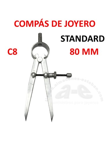 COMPÁS DE JOYERO PARA REALIZAR MARCAS EN EL METAL.