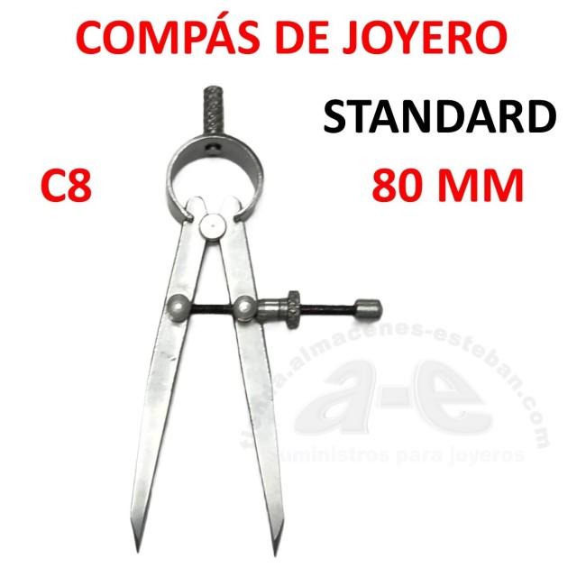 COMPÁS DE JOYERO PARA REALIZAR MARCAS EN EL METAL.