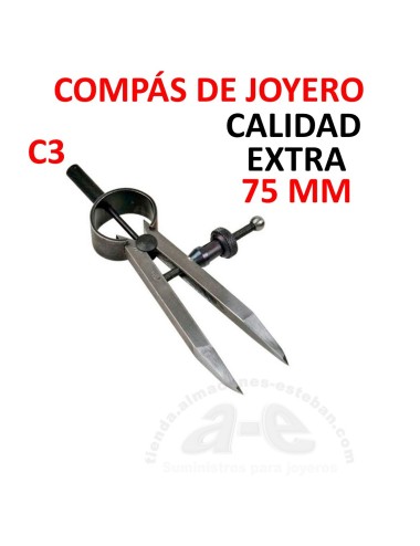 COMPÁS DE JOYERO PARA REALIZAR MARCAS EN EL METAL.