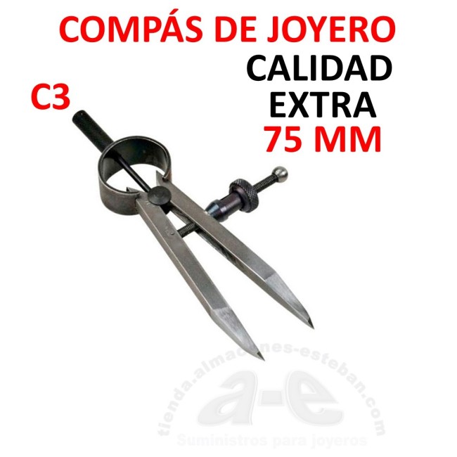 COMPÁS DE JOYERO PARA REALIZAR MARCAS EN EL METAL.