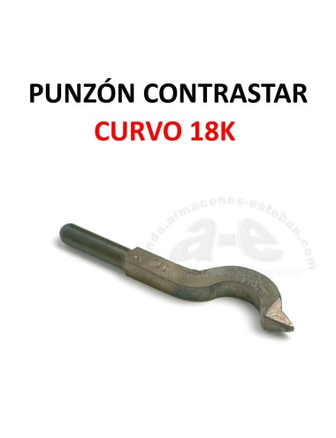 PUNZON CONTRASTE 18K CURVO PREMIUM