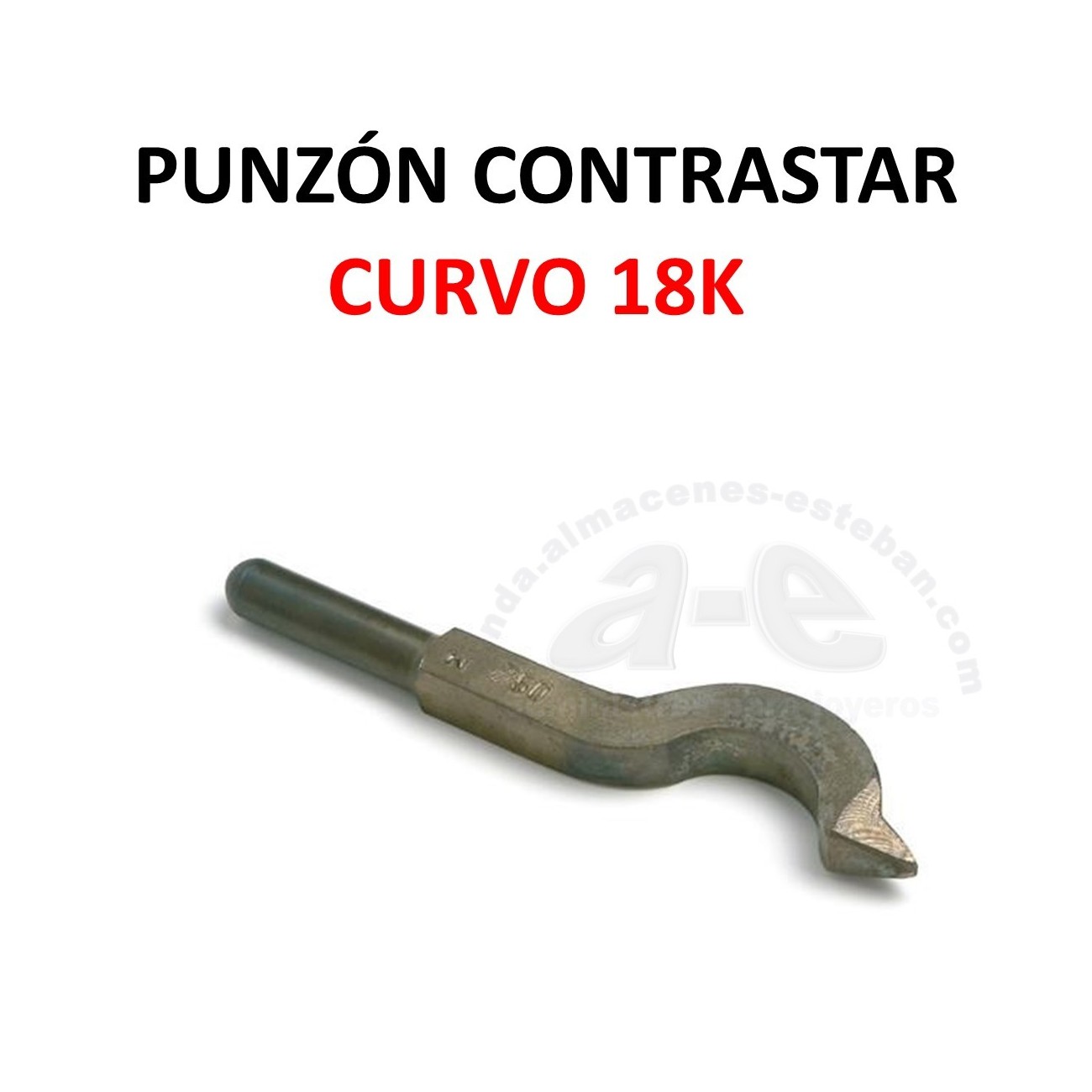 PUNZON CONTRASTE 18K CURVO PREMIUM