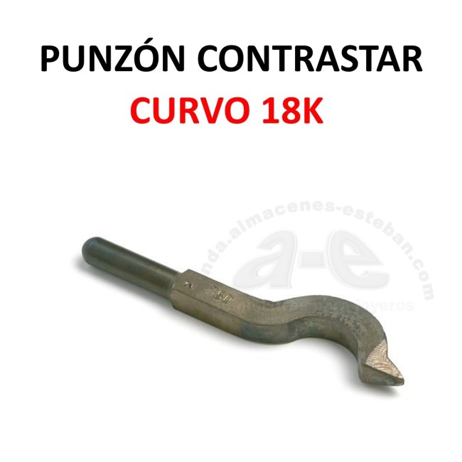 PUNZON CONTRASTE 18K CURVO PREMIUM