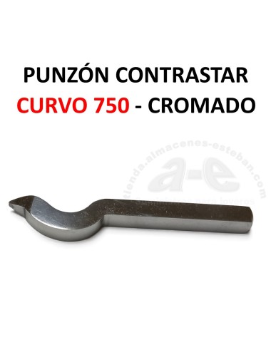 PUNZON CONTRASTE 750 CURVO CROMADO