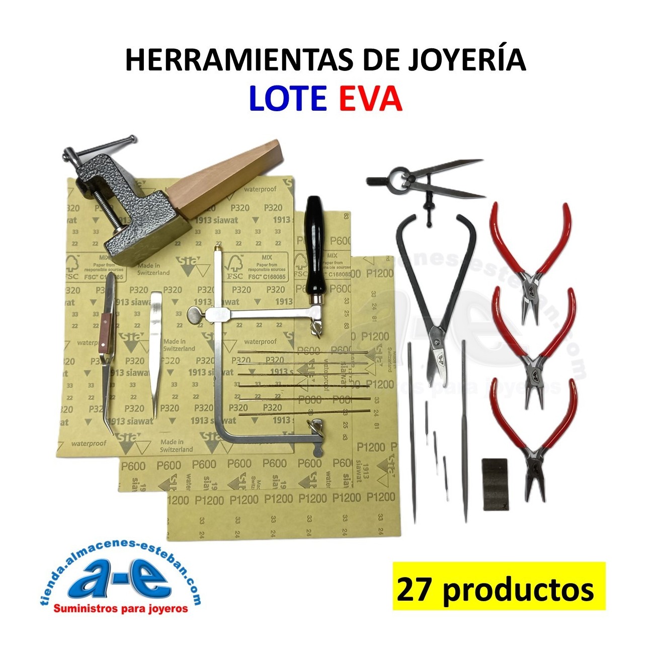 LOTES DE HERRAMIENTAS PARA JOYERÍA