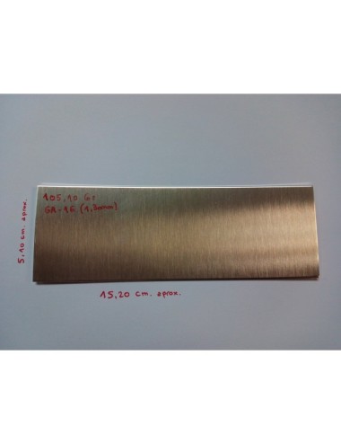 CHAPA PLATA 925 1,62MM-R (150X50MM) RECOCIDA