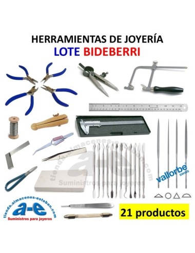 LOTE DE HERRAMIENTAS PARA JOYERIA - BIDEBERRI