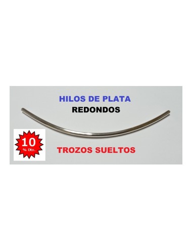 HILO PLATA 925 REDONDO 2,01MM-M MEDIA (LOTE TROZOS N. 046)