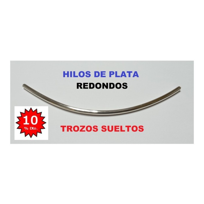 HILO PLATA 925 REDONDO 2,01MM-M MEDIA (LOTE TROZOS N. 046)