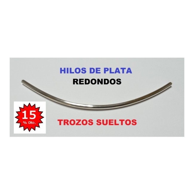 HILO PLATA 925 REDONDO 2,01MM-M MEDIA (LOTE TROZOS N. 049)