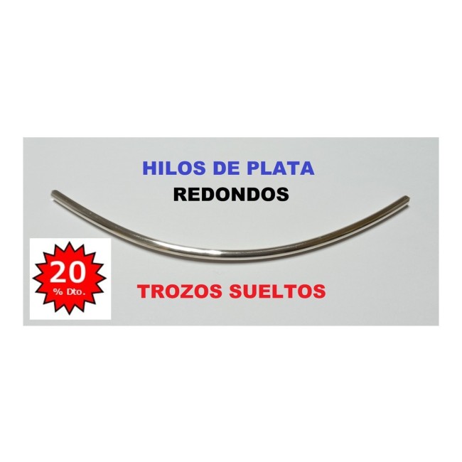 HILO PLATA 925 REDONDO 1,10MM-R RECOCIDA (LOTE TROZOS N. 071)