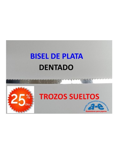 BISEL PLATA 999 DENTADO 3,18X0,33MM (LOTE TROZOS N. 232)