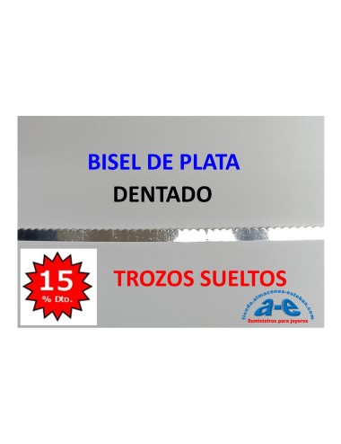 BISEL PLATA 999 DENTADO 4,78X0,33MM (LOTE TROZOS N. 234)