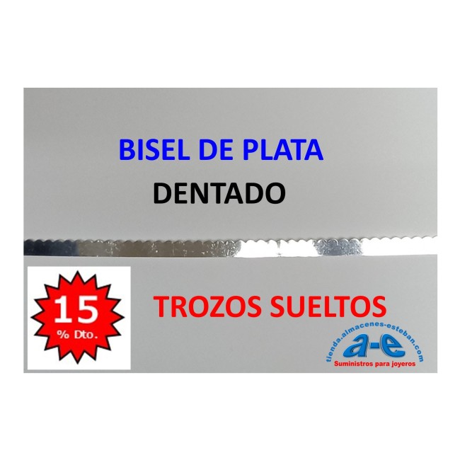 BISEL PLATA 999 DENTADO 4,78X0,33MM (LOTE TROZOS N. 234)