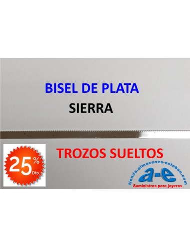 BISEL PLATA 999 SIERRA 4,78X0,41MM (LOTE TROZOS N. 238)