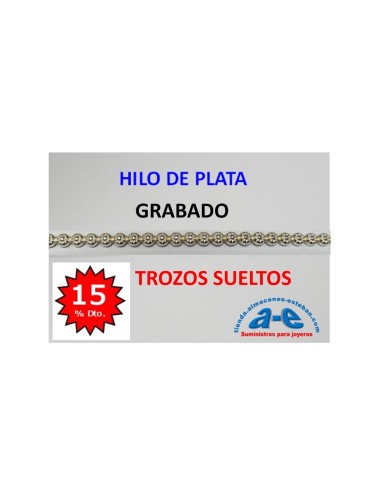 HILO PLATA FLOR 276 (LOTE TROZOS N. 246)