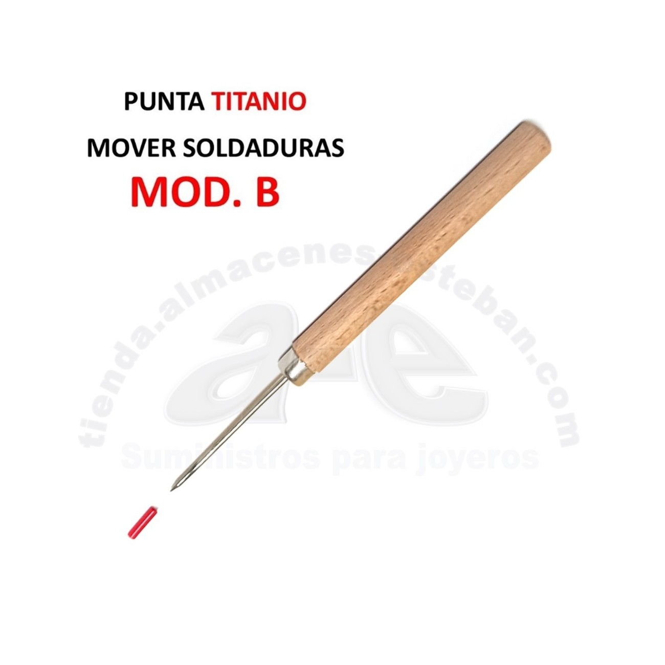 PUNTA TITANIO MOVER SOLDADURAS "B"