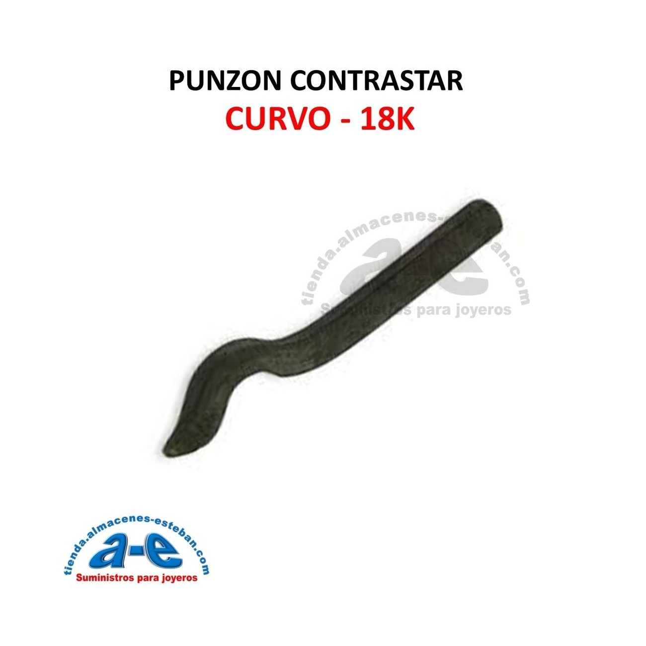 PUNZON CONTRASTE CURVO 18K