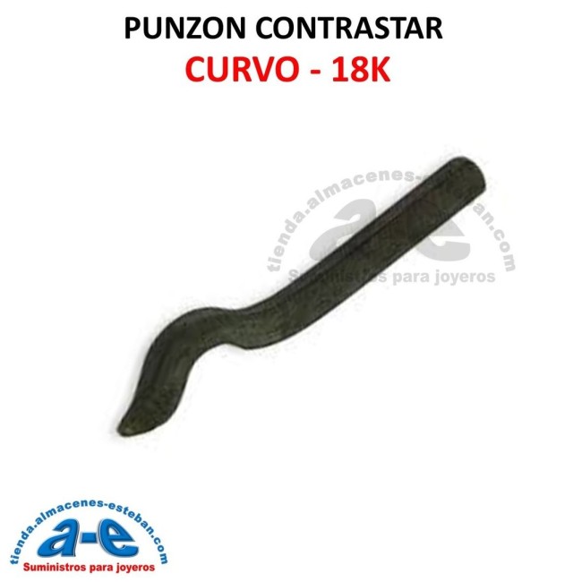 PUNZON CONTRASTE CURVO 18K