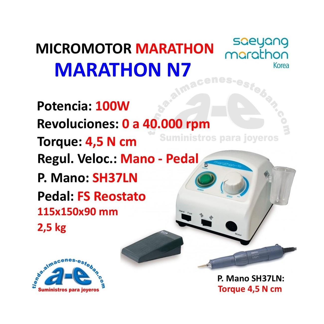 MICROMOTOR MARATHON N7 100W